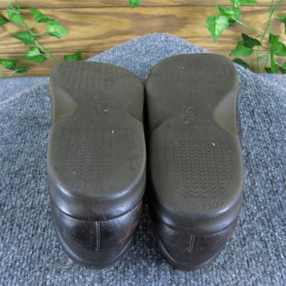 SAS Women's Comfort Loafer Clog Brown Leather Sz 8.5 Medium Gently Used‎ 2025 - Picture 6 of 7